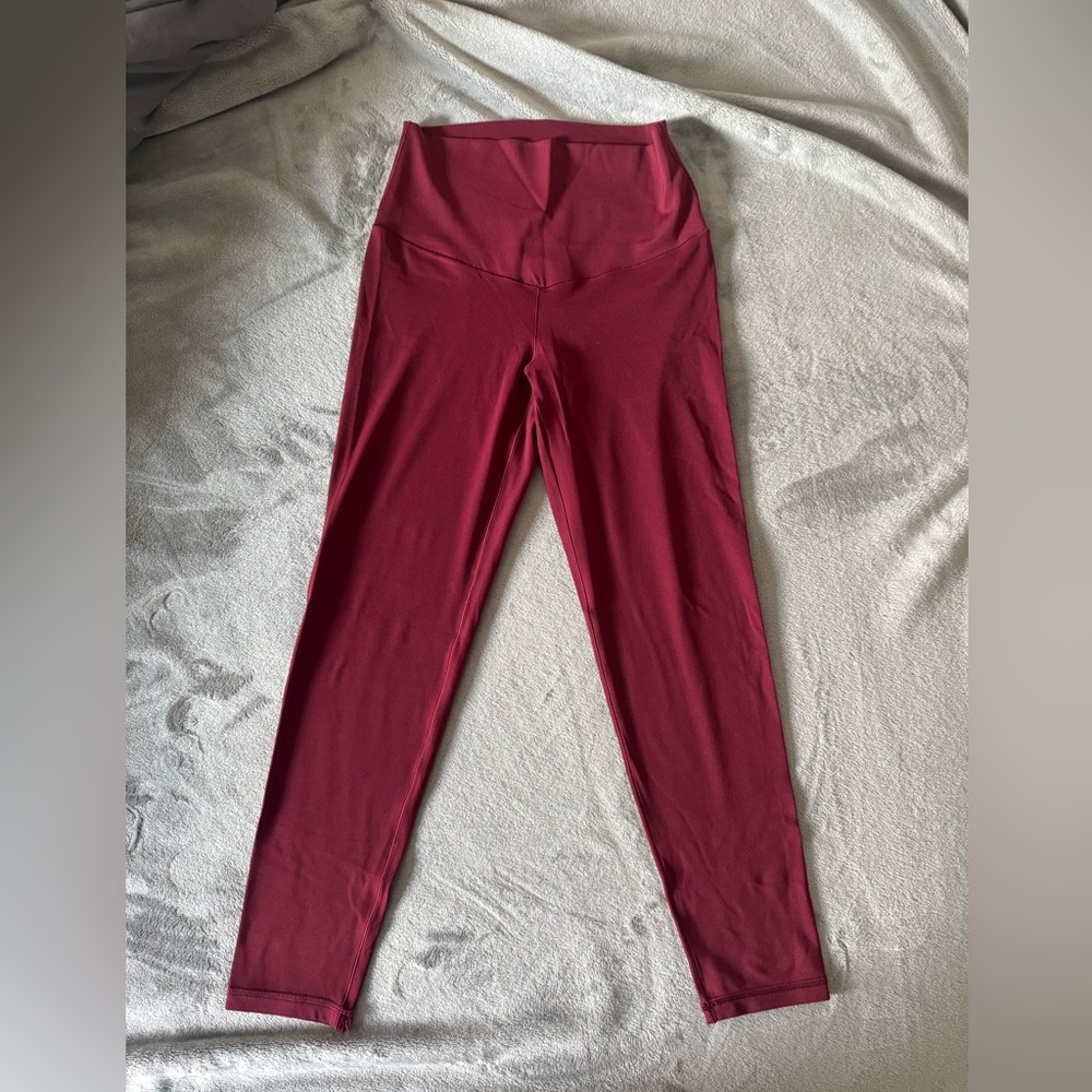 Aerie Deep Red Chill Play Move Leggings